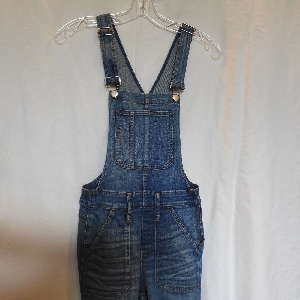 Blue jean overalls